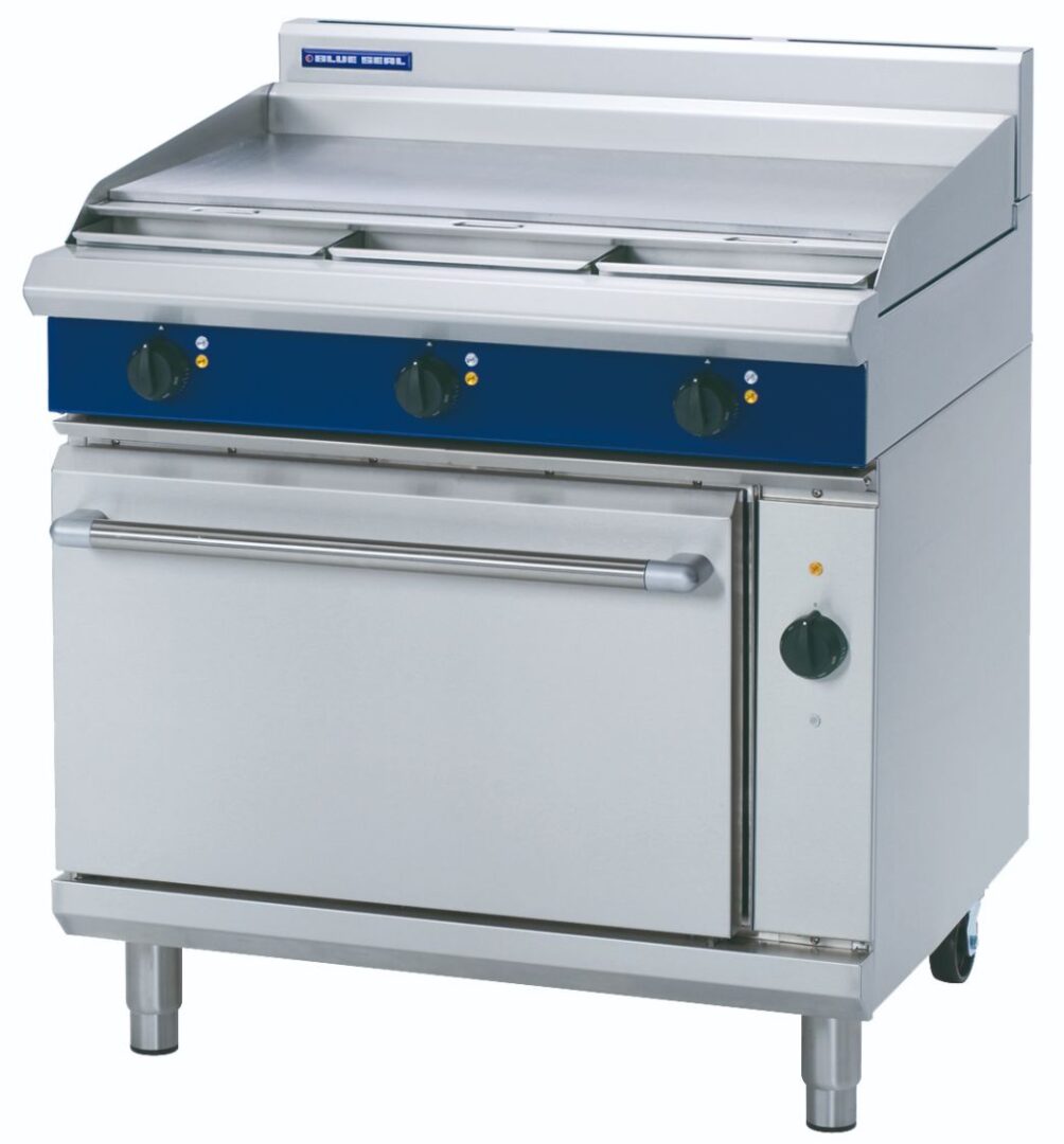 Waldorf 800 Series GP8910EC - 900mm Electric Griddle Convection Oven Range